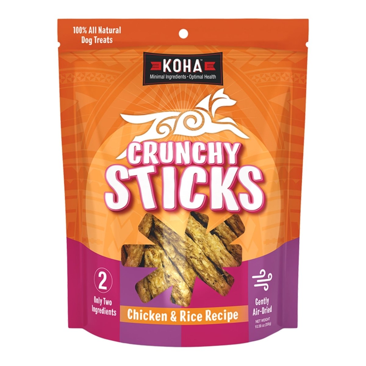 Koha Dog Crunchy Sticks Beef 10.58oz. - Pets Perfect