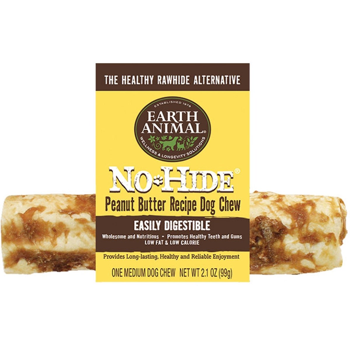 Earth Animal No - Hide – Long - Lasting 11" Pork Dog Chew | Case of 12 - Pets Perfect