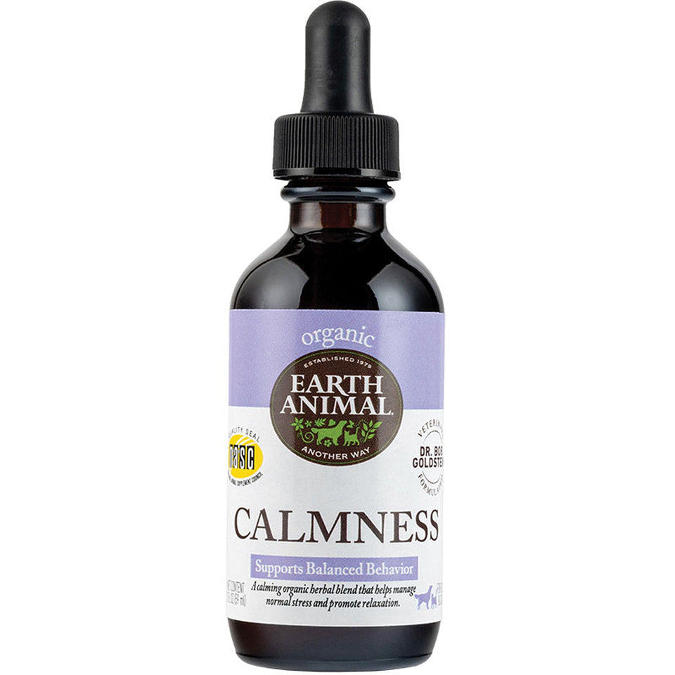 Earth Animal Organic Herbal Remedies - Calmness - 2 oz