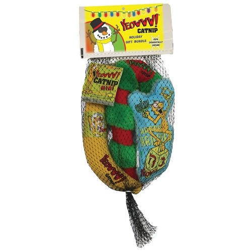 Duckyworld Yeowww! Dreidel Krinkle Gift Bundle - Pets Perfect