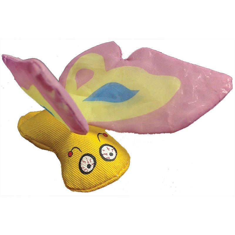 Yeowww Butterfly Catnip Cat Toy Purple, - Pets Perfect