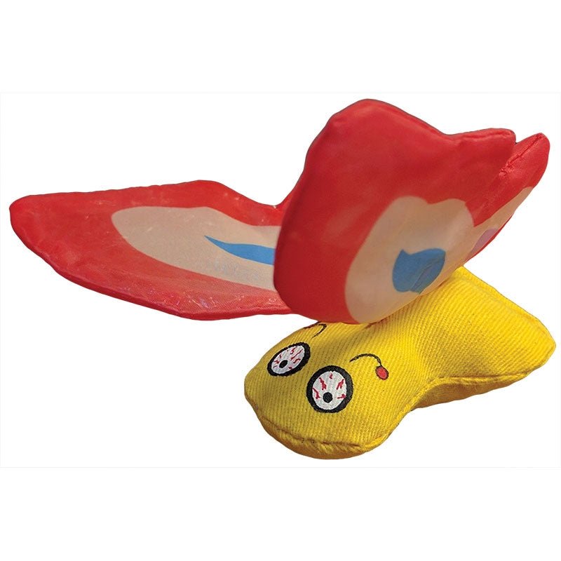 Yeowww Butterfly Catnip Cat Toy Red, - Pets Perfect