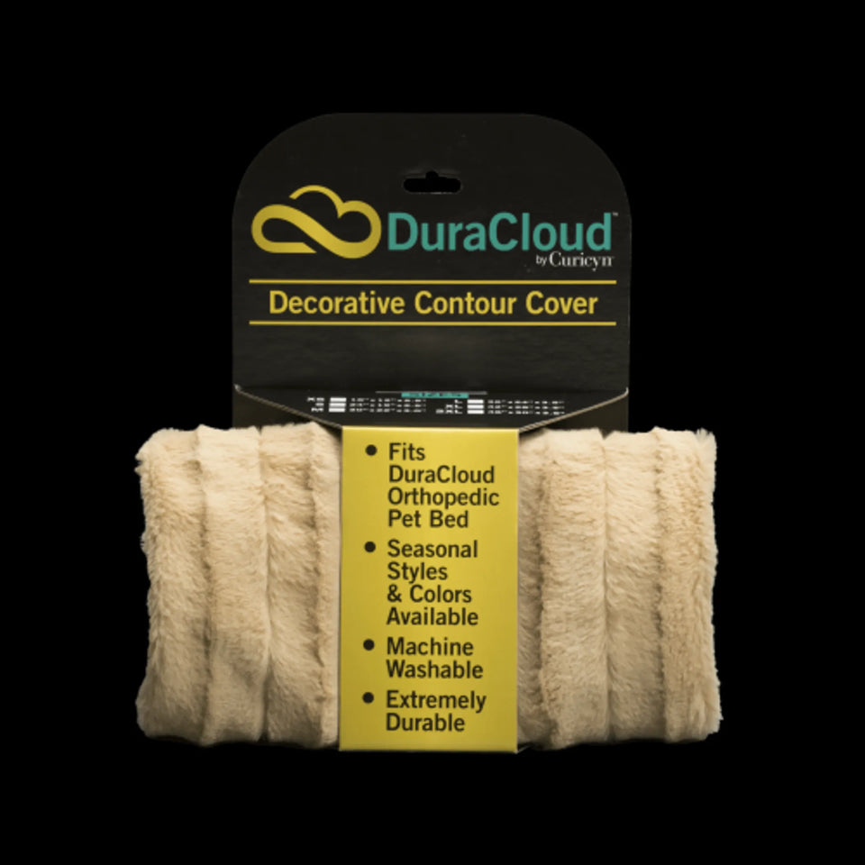 DuraCloud Orthopedic Pet Bed and Crate Pad Contour Cover, Silver/SMALL, view 9