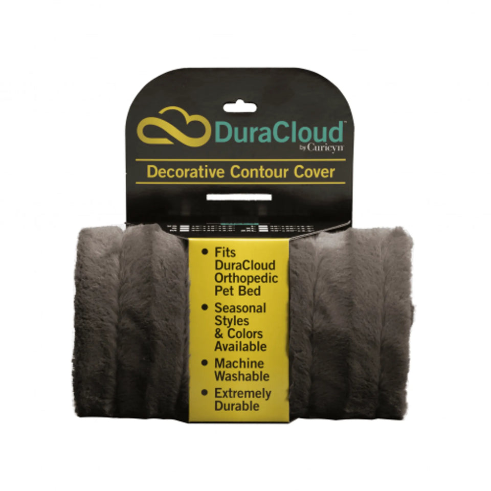 DuraCloud Orthopedic Pet Bed and Crate Pad Contour Cover, Mocha/LARGE, view 23