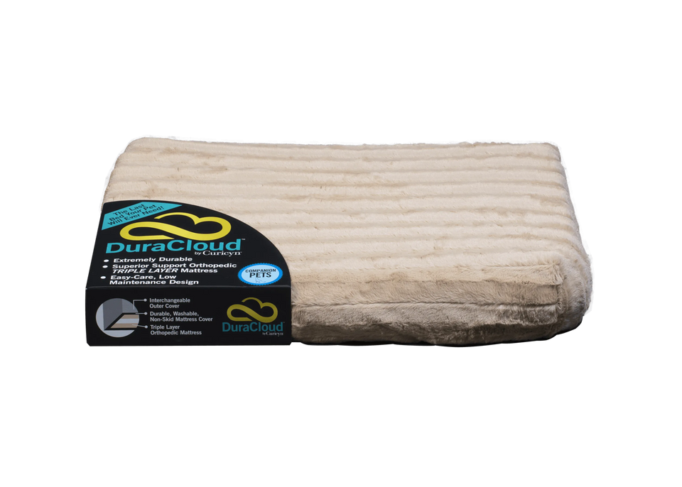 DuraCloud Orthopedic Pet Bed and Crate Pad, Silver/SMALL, view 9