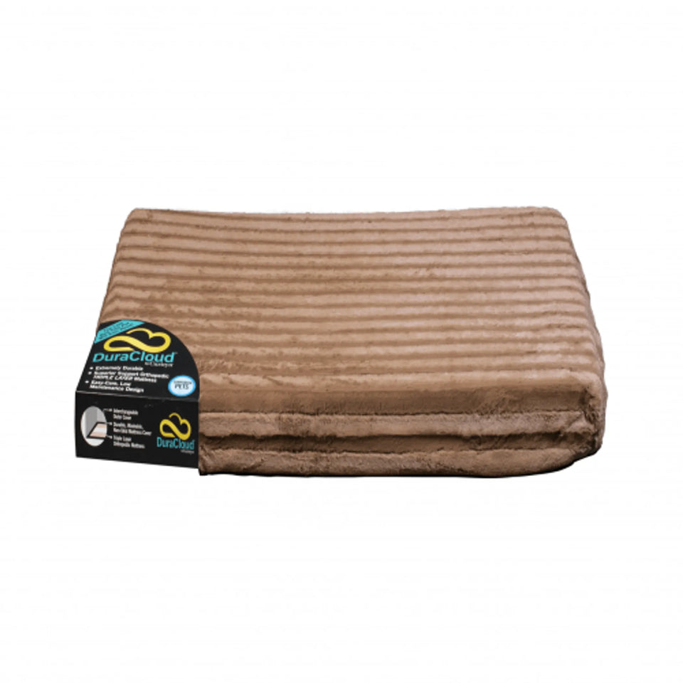 DuraCloud Orthopedic Pet Bed and Crate Pad, Brown/SMALL, view 12