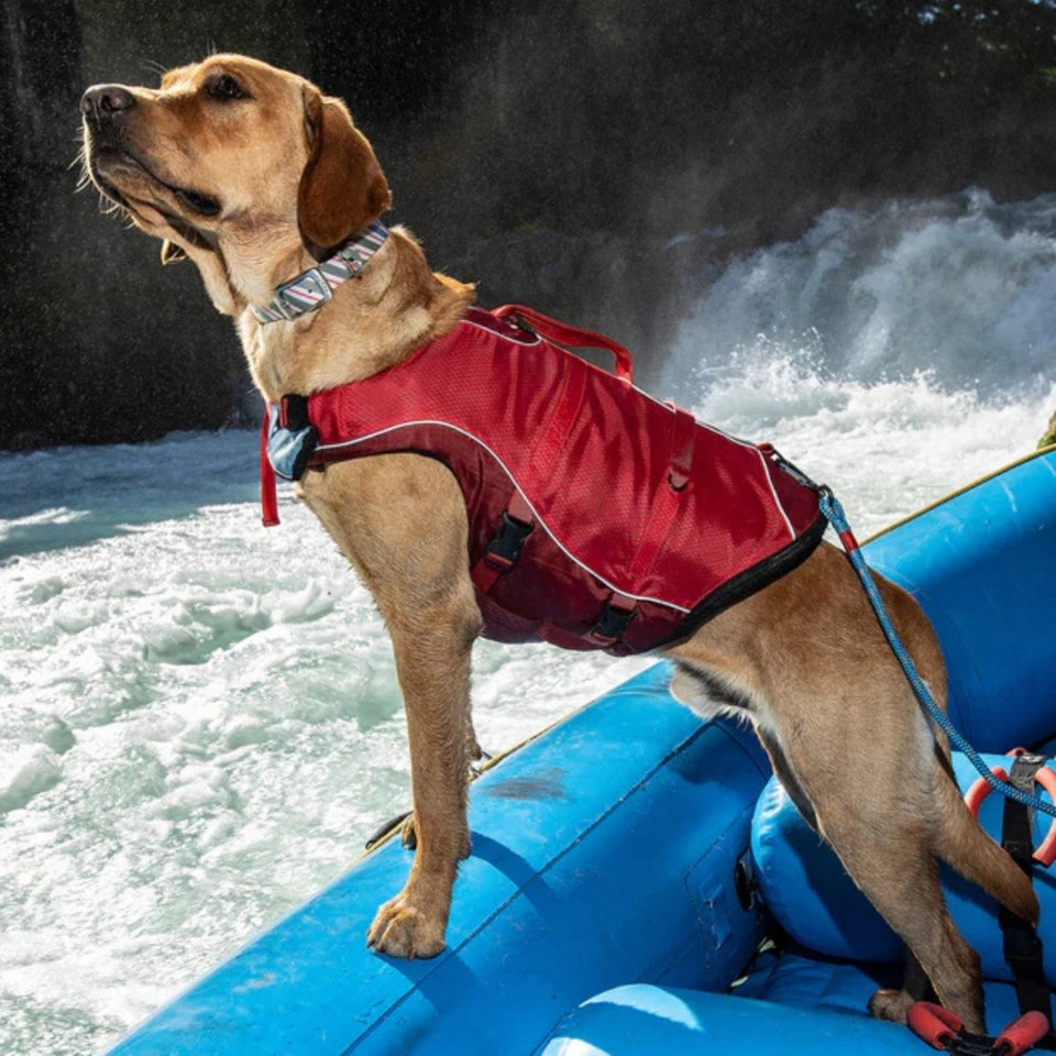 Kurgo Surf 'n Turf Dog Life Jacket - Red, Medium, view 2
