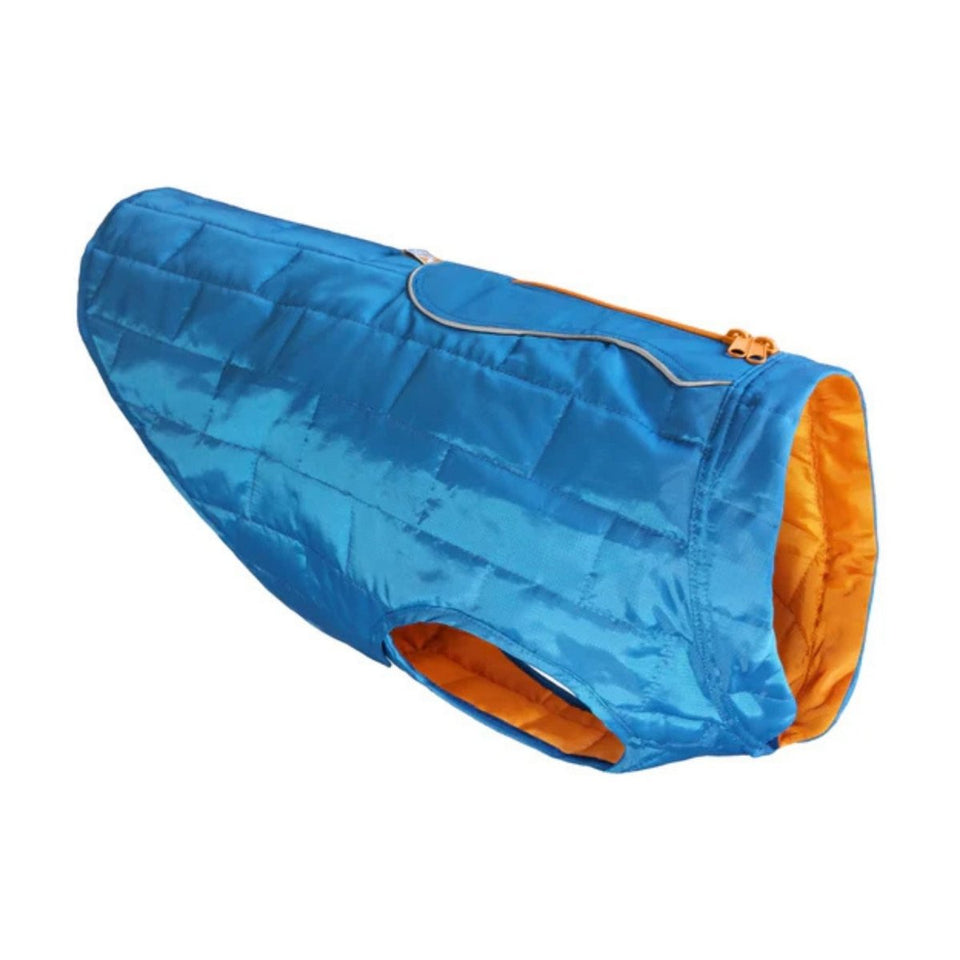 Kurgo Loft Reversible Dog Jacket - Blue/Orange, X-Small