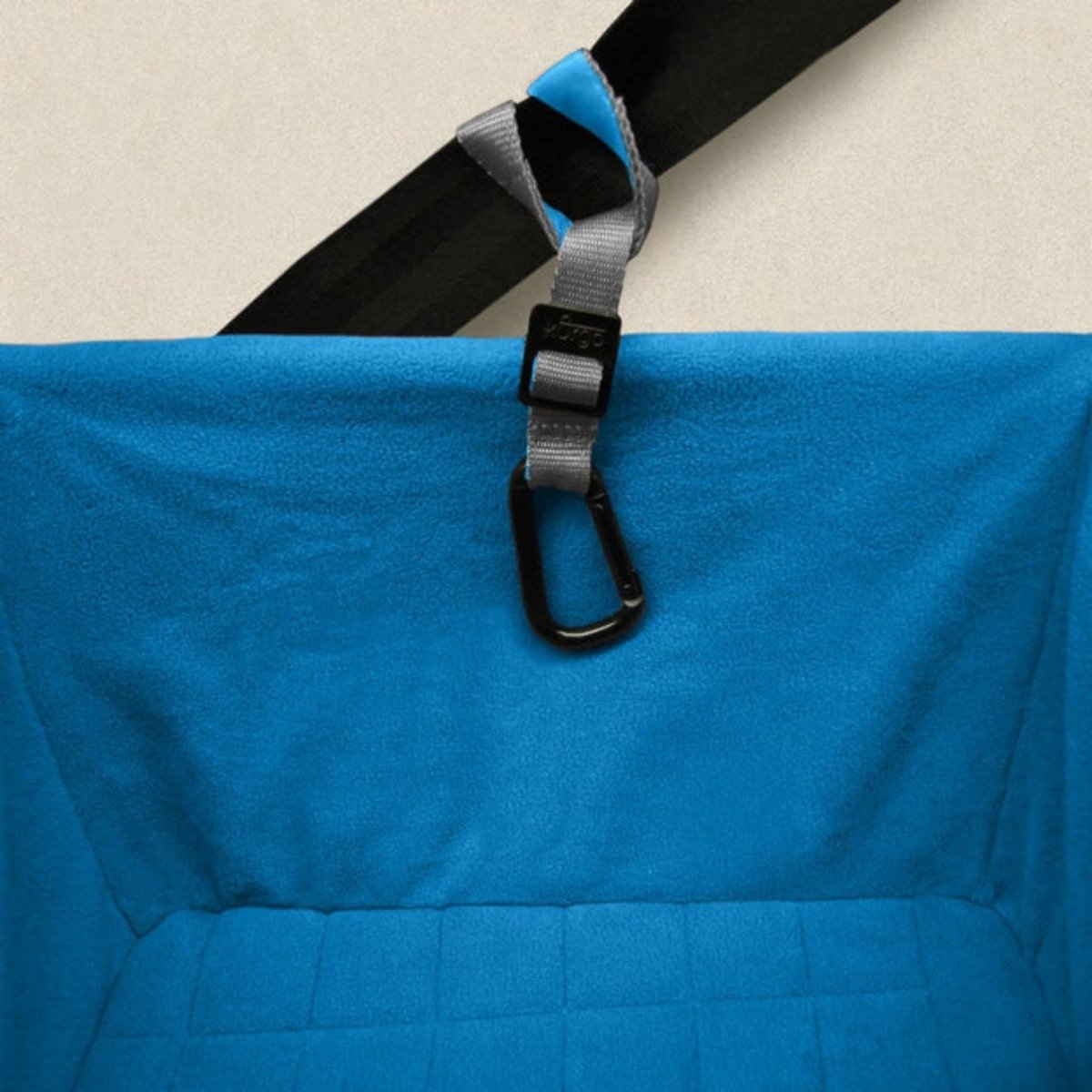 Kurgo Dog Booster Seat Heather Charcoal & Blue - Pets Perfect