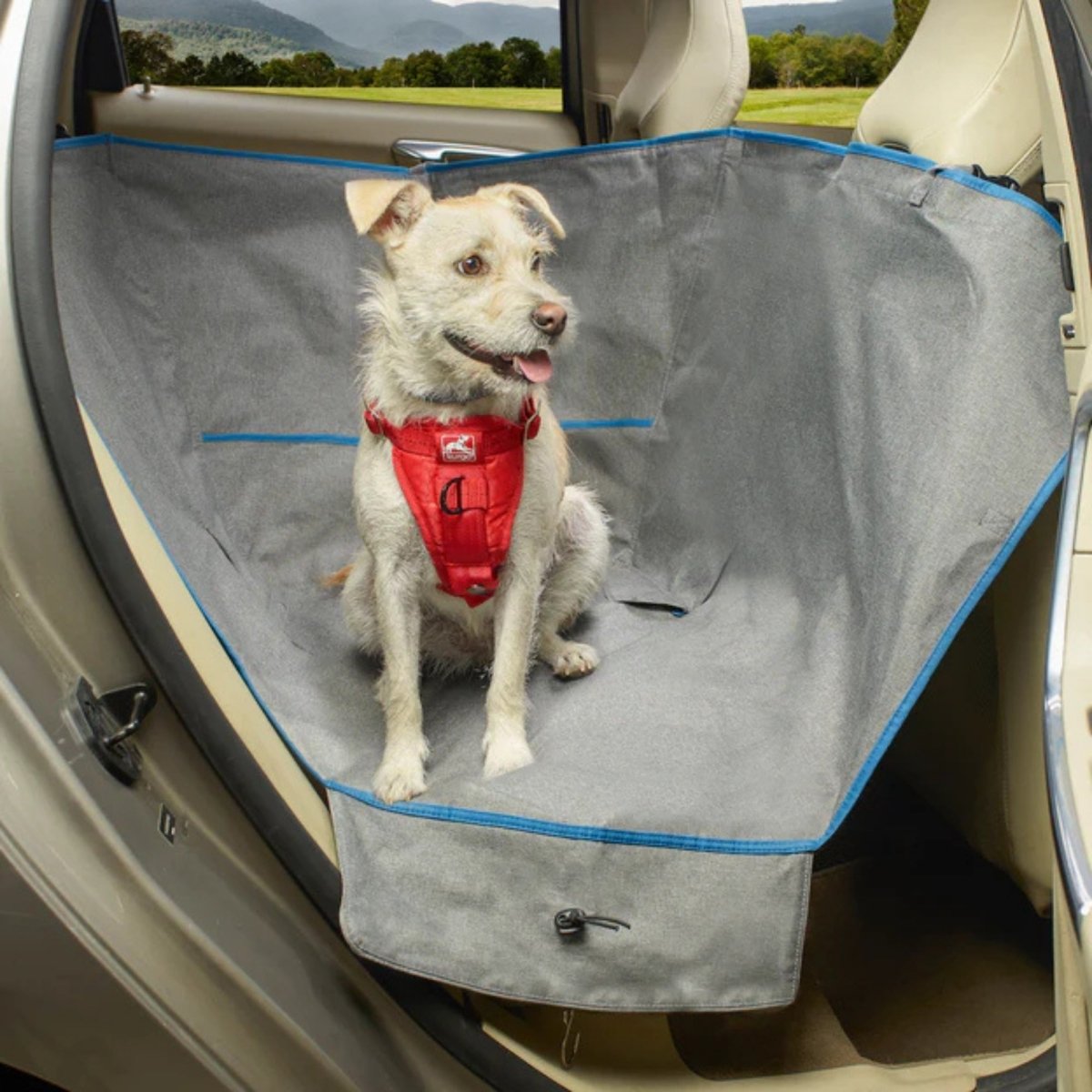 Kurgo Dog Hammock Half Heather Gray - Pets Perfect