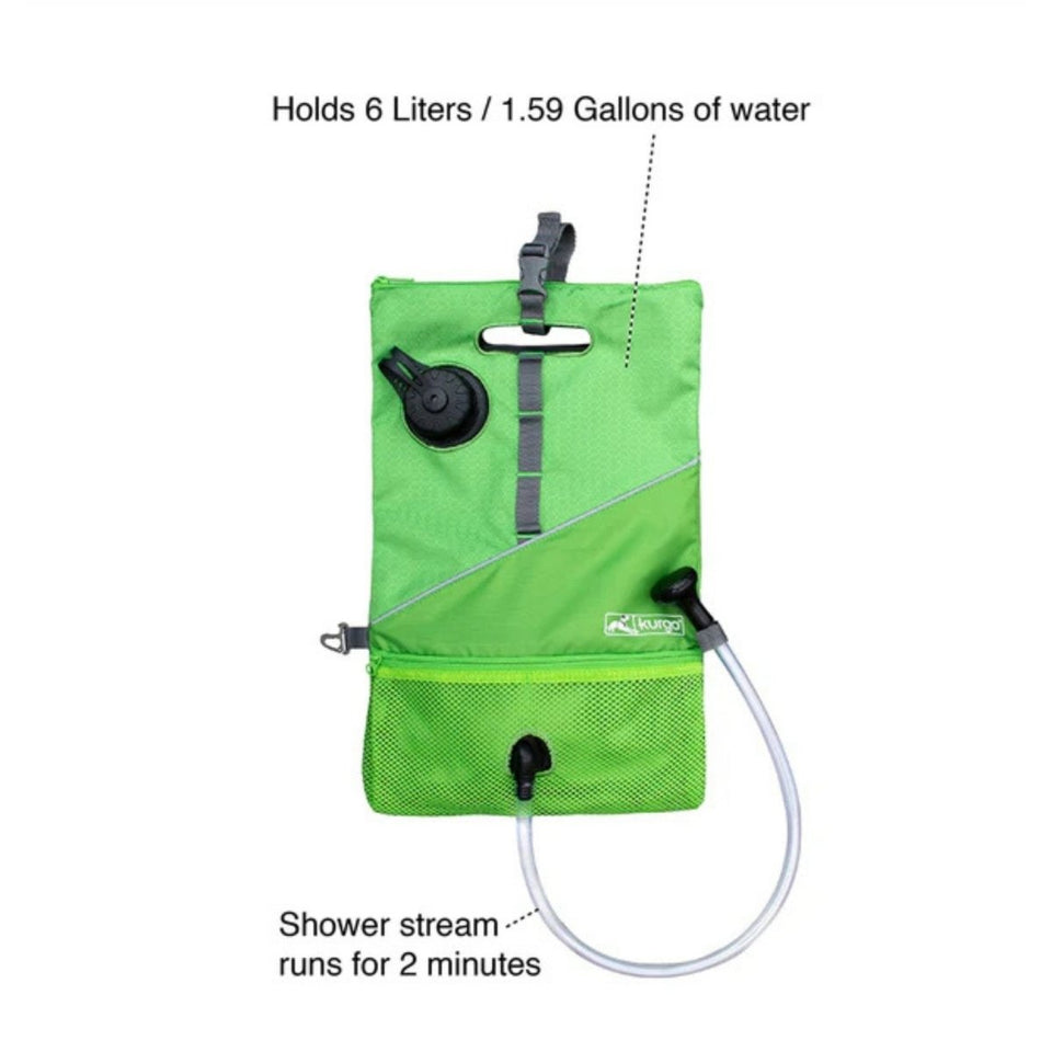 Kurgo Dog Go Shower Green, view 4