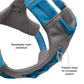 Kurgo Dog Journey Air Harness Red Small - Pets Perfect