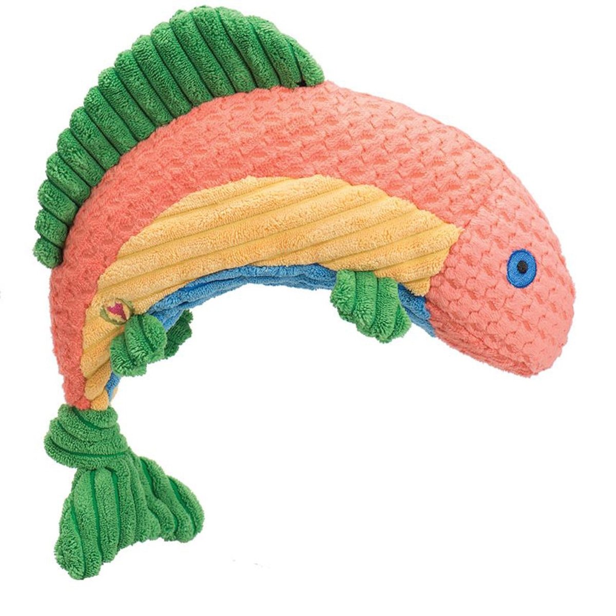 Hugglehounds Dog Knottie Rainbow Trout Small - Pets Perfect