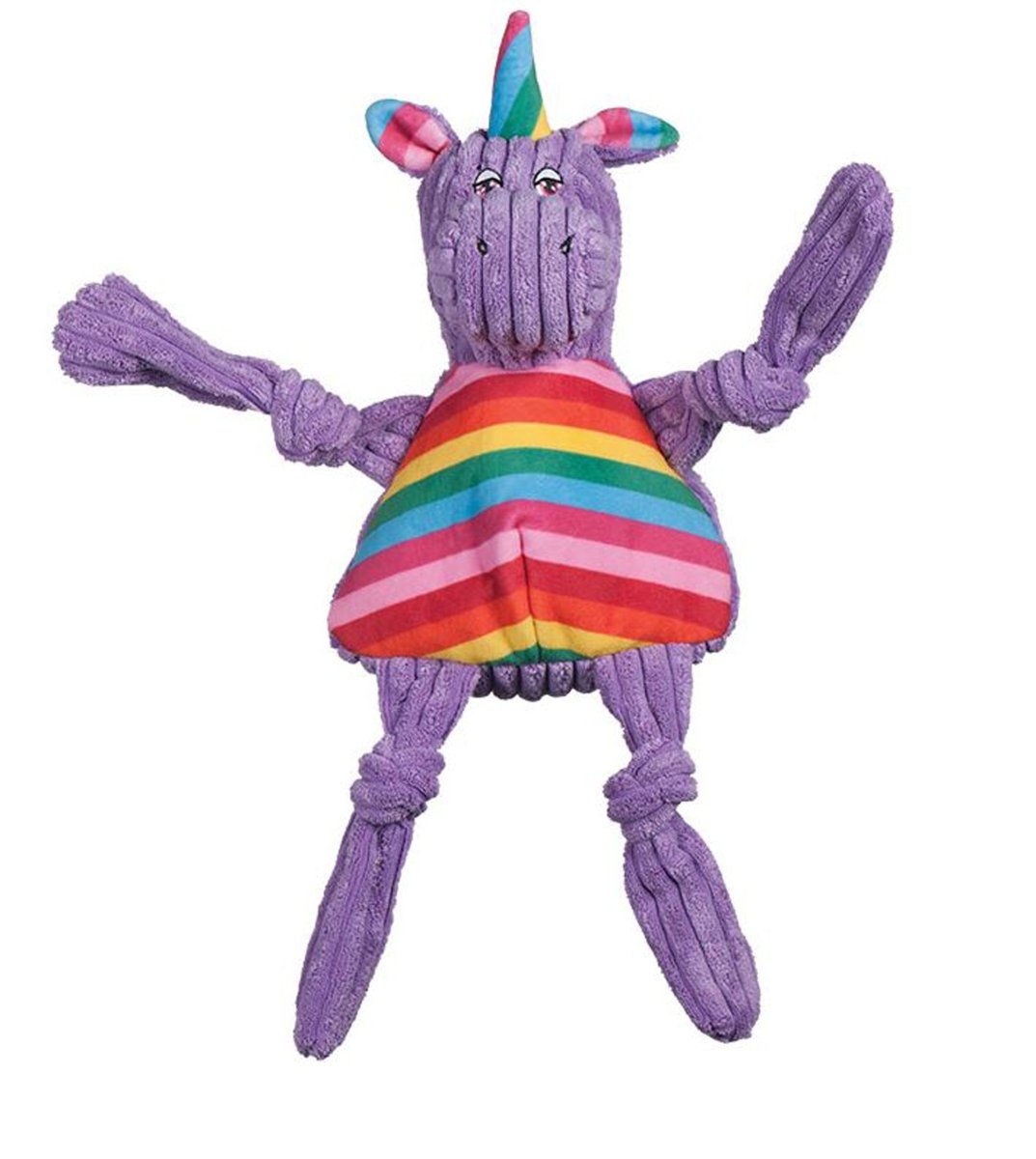 Hugglehounds Dog Rainbow Unicorn Knottie Large - Pets Perfect