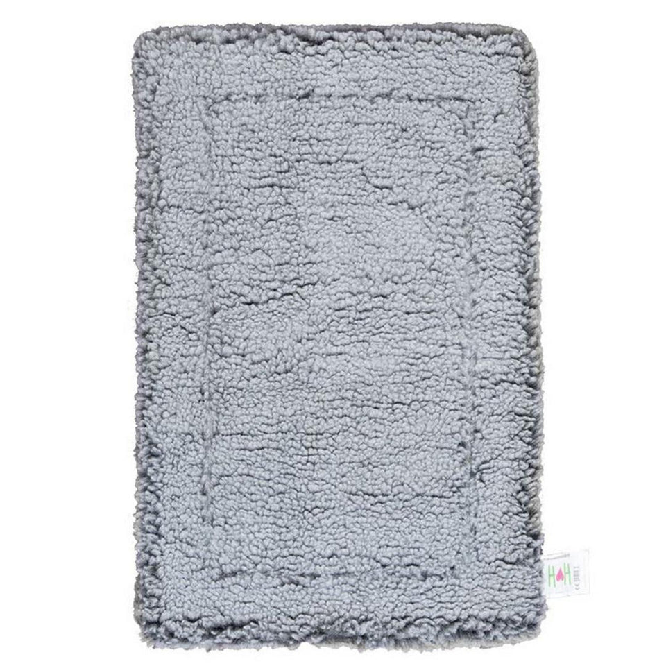 Hugglehounds Dog Fleece Mat, Gray Large 26 x 42 in