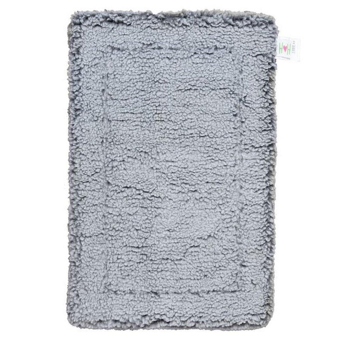 Hugglehounds Dog Fleece Mat Gray Xlarge 30X48In - Pets Perfect