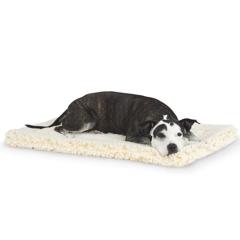 Hugglehounds Dog Fleece Mat - Natural Medium 23X36In. - Pets Perfect