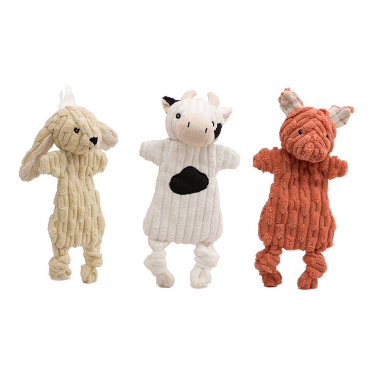 Hugglehounds Dog Huggleflatties Barnyard Assortment Small 3 Pack 11 Inch - Pets Perfect