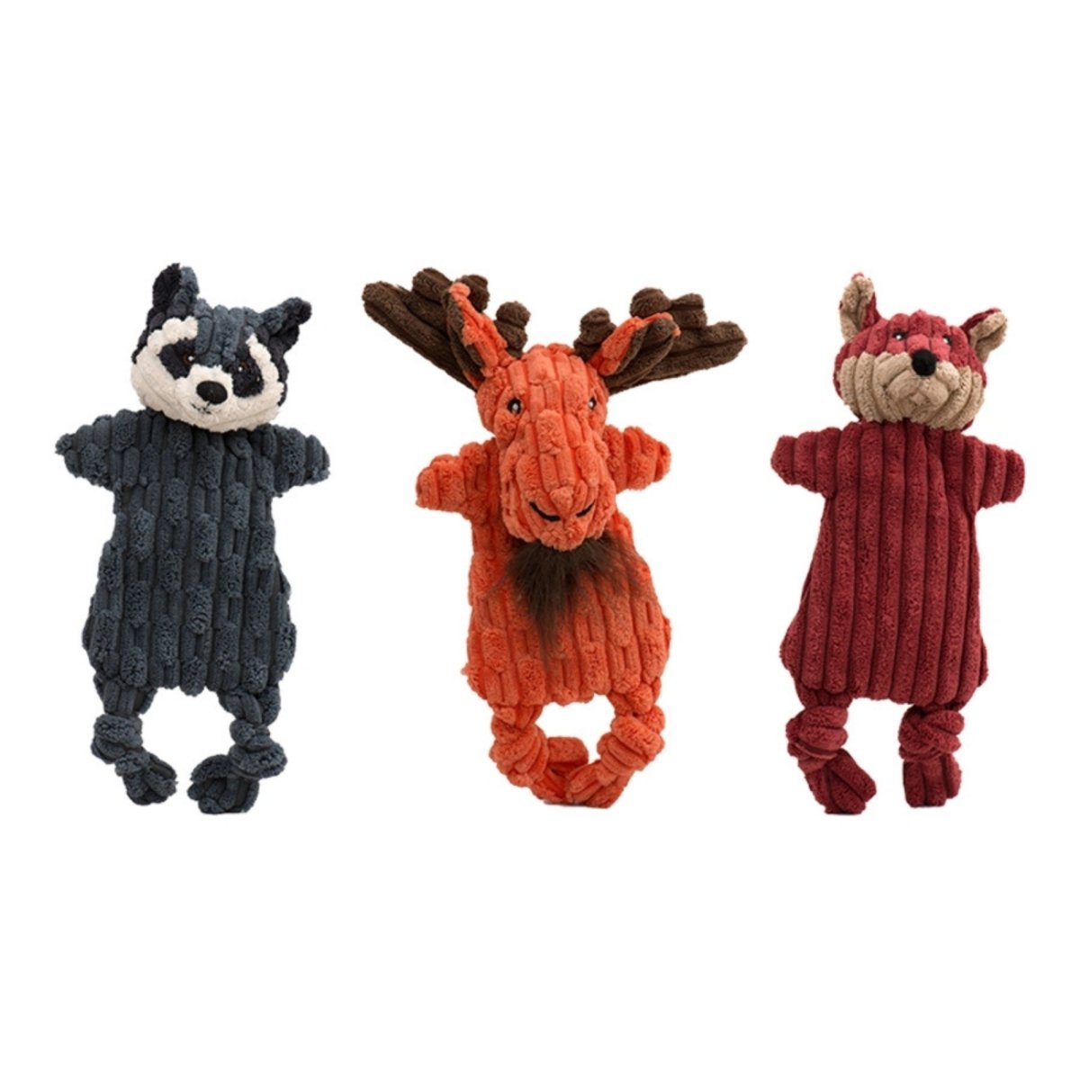Hugglehounds Dog Huggleflatties Woodland Assortment Small 3 Pack 11 Inch - Pets Perfect