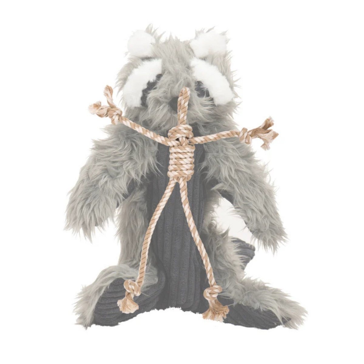 Hugglehounds Dog Rope X Brace Redwood Racoon 15 Inch - Pets Perfect