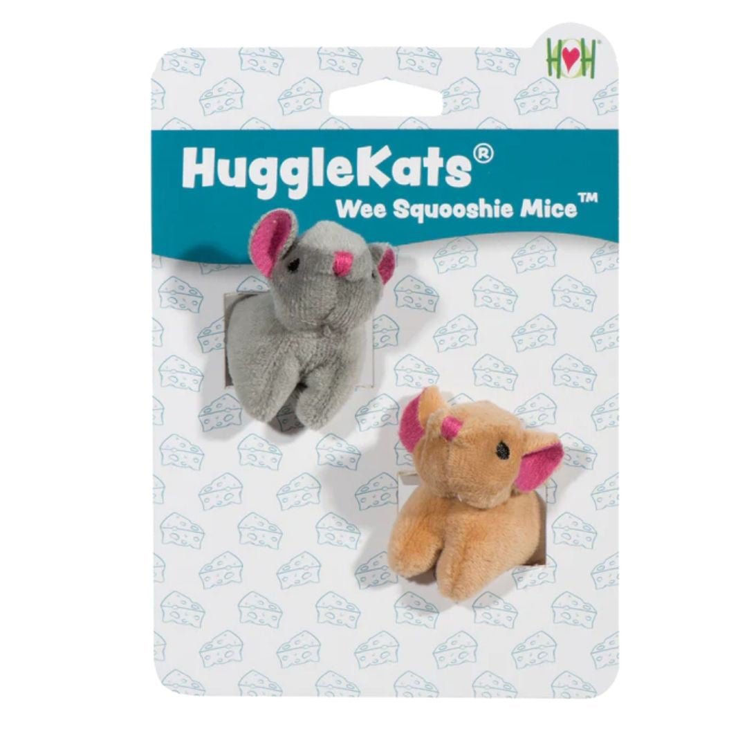Hugglehounds Cat Squish Mice Wee Allure - Pets Perfect