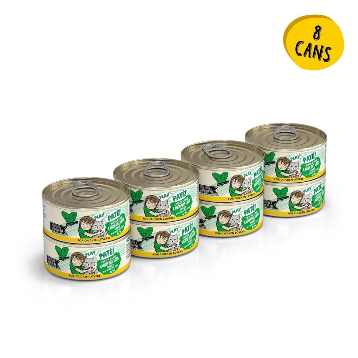 BFF Cat Play Pate Laugh Out Loud Chicken 5.5oz. - (Case of 8) - Pets Perfect