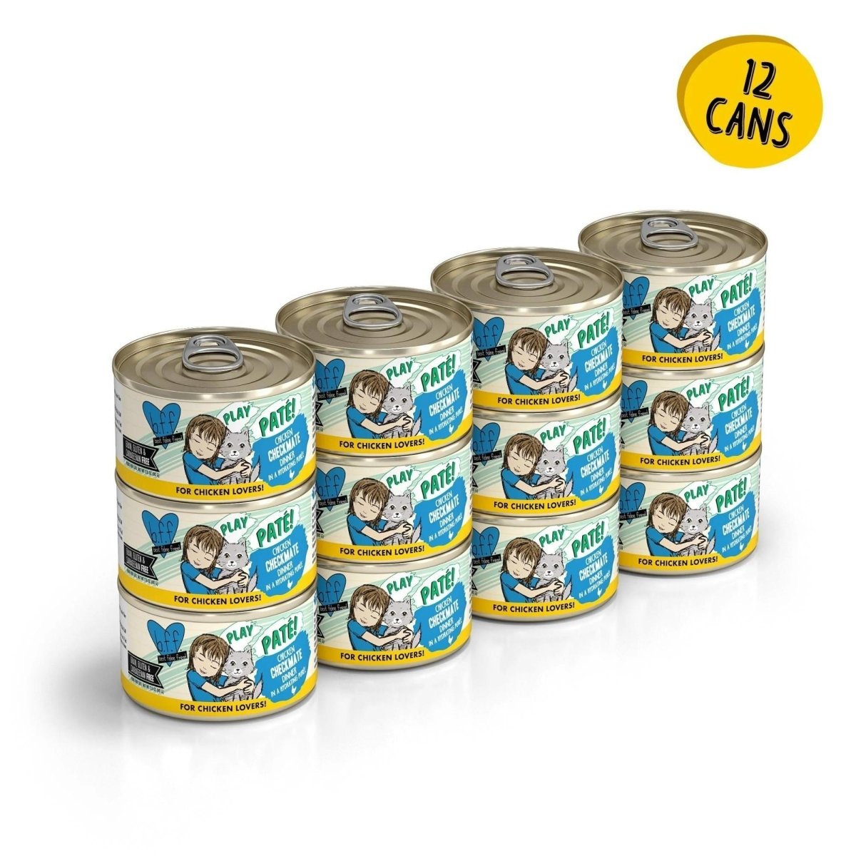 BFF Cat Play Chicken Checkmate Dinner 2.8oz. (Case of 12) - Pets Perfect