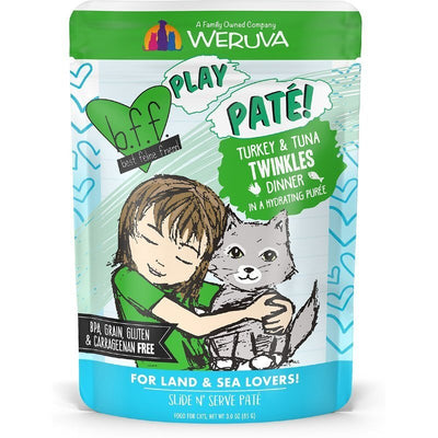 BFF Cat Play Twinkles Turkey & Tuna Wet Cat Food, Turkey