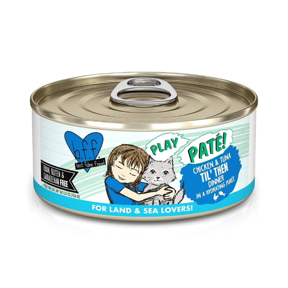 BFF Cat Play Chicken and Tuna Til Then Dinner 5.5 oz. 8 ct