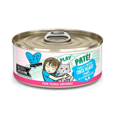 BFF Cat Play Tuna and Chicken Check Please! Dinner 5.5 oz8 ct