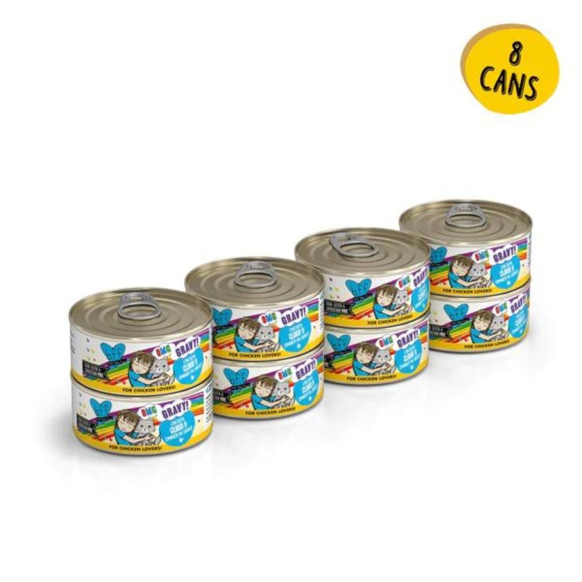 BFF Cat Omg Chicken Cloud 9 Dinner in Gravy 5.5oz. (Case of 8) - Pets Perfect