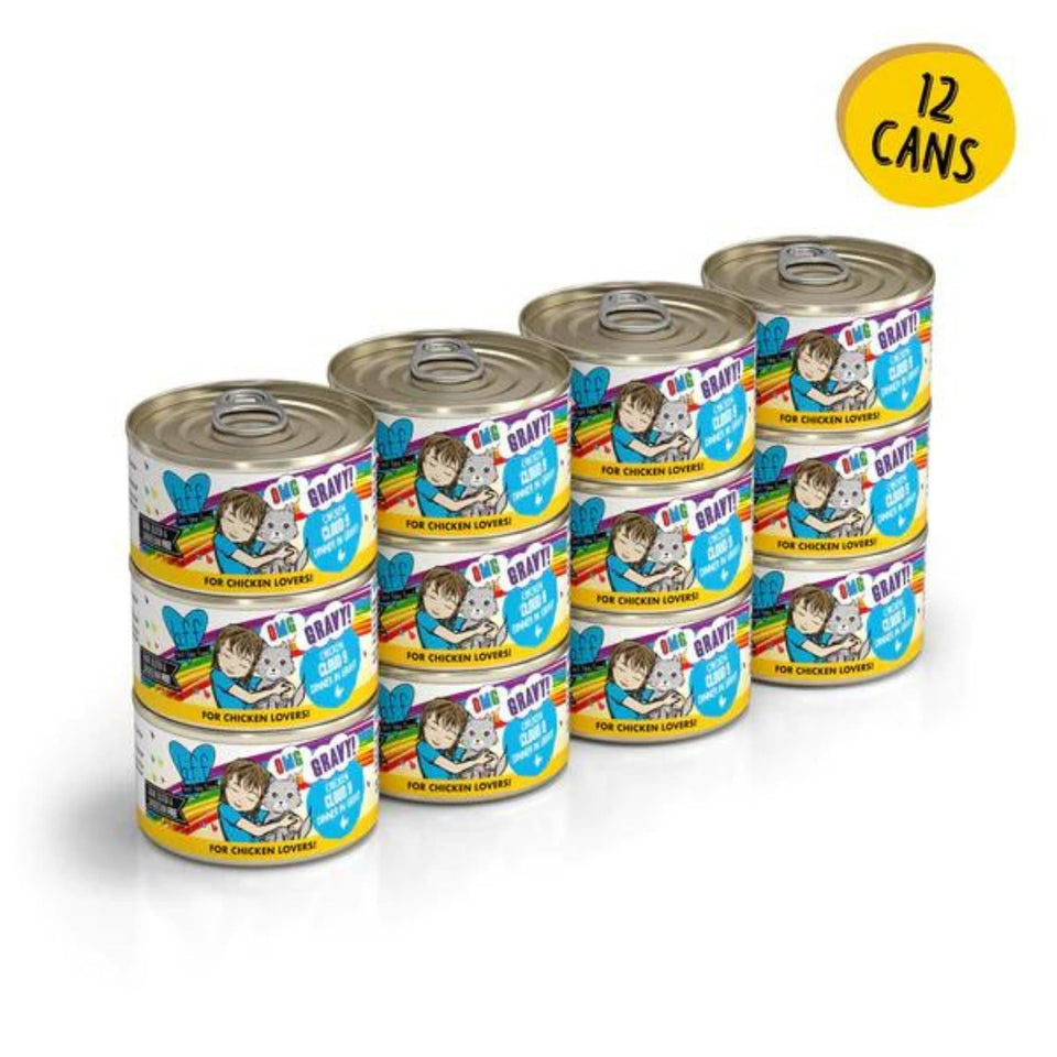 BFF Cat Omg Chicken Cloud 9 Dinner in Gravy 2.8 oz. 12 ct