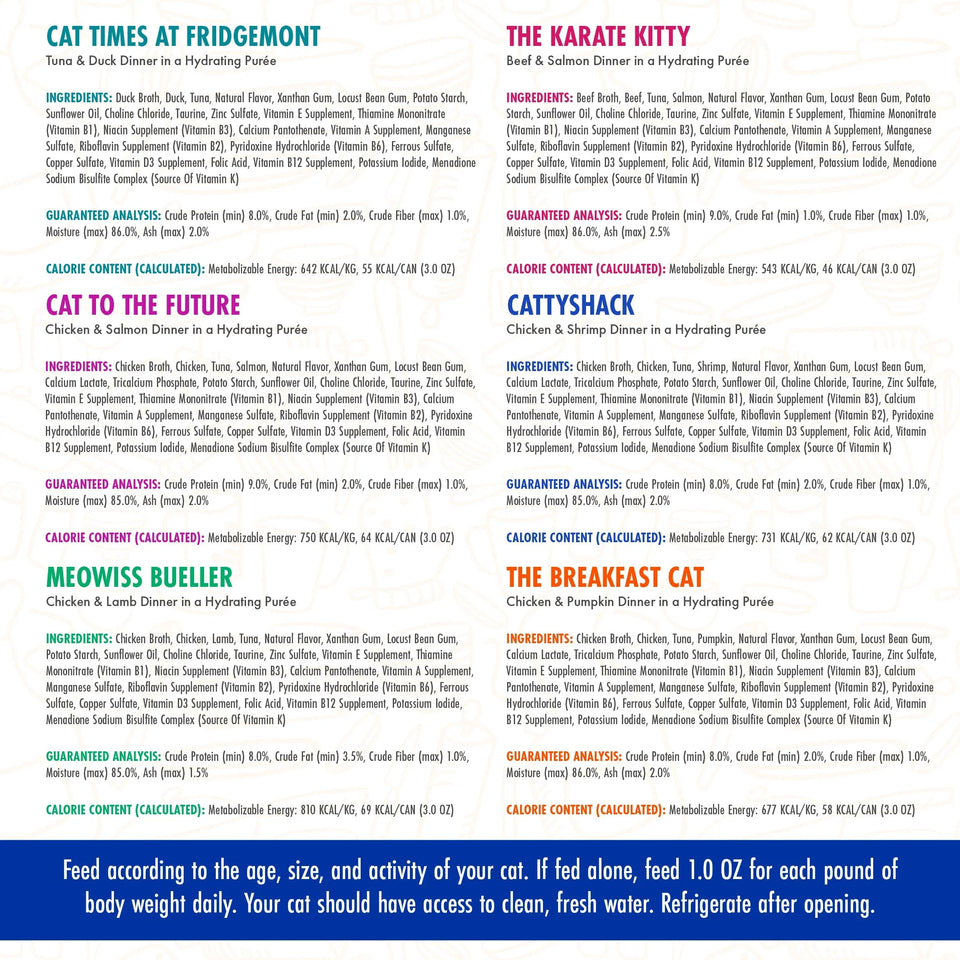 Cats in the Kitchen Slide N' Serve Pate Brat Pack Wet Cat Food - Variety Pack, 3 oz, 12 ct