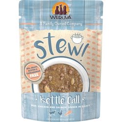 Weruva Kettle Call Beef, Chicken and Salmon Stew Wet Cat Food 3 oz