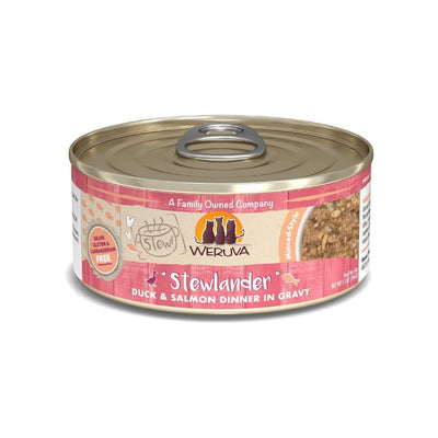 Weruva Stewlander Duck & Salmon Dinner in Gravy Wet Cat Food
