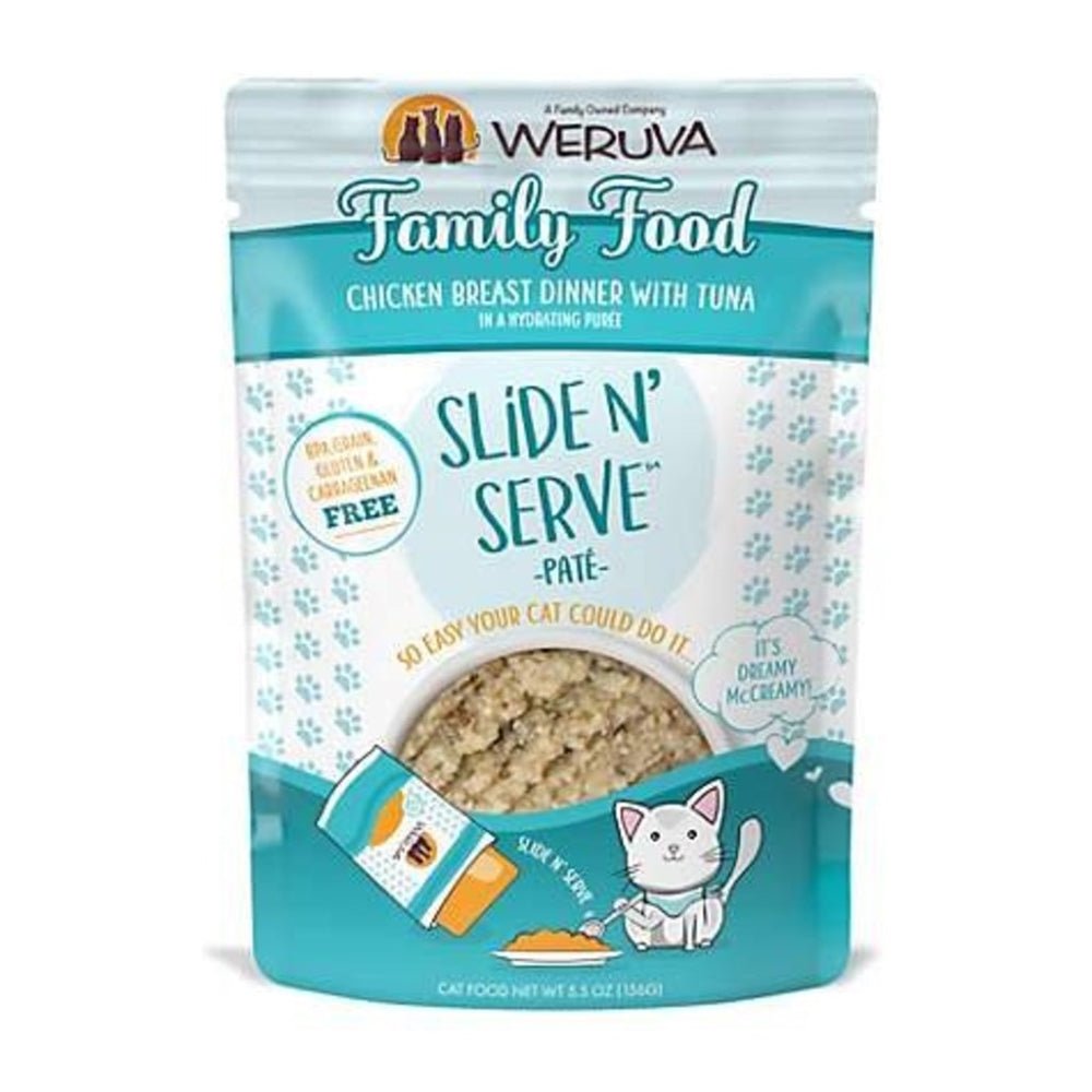 Weruva Cat Pates Family Food Chicken Breast Dinner with Tuna 2.8oz. (Case of 12) - Pets Perfect