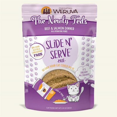 Weruva Cat Pates The Newly Feds Beef and Salmon Dinner 2.8 oz. 12 ct