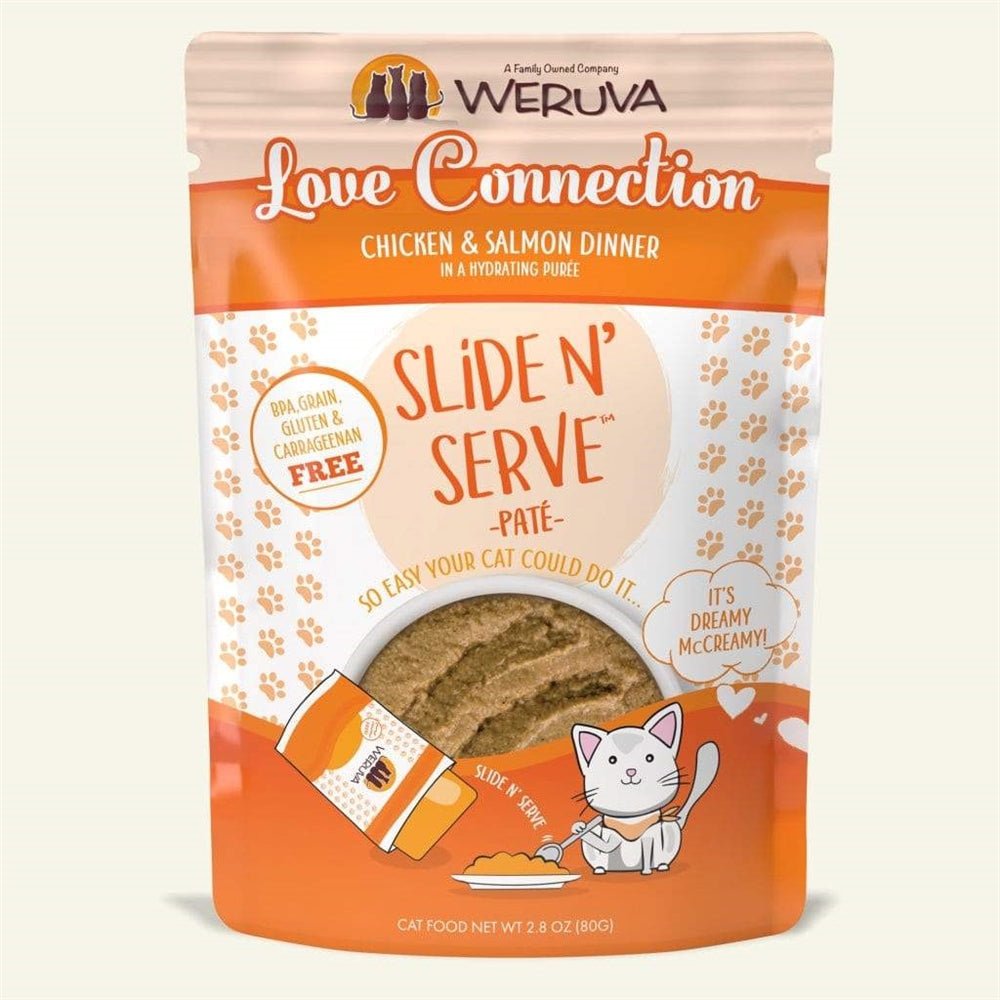 Weruva Cat Pates Love Connection Chicken and Salmon Dinner 2.8oz. (Case of 12) - Pets Perfect