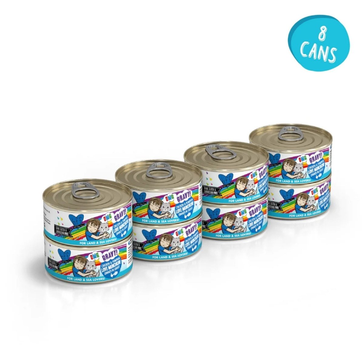 BFF Cat Omg Gravy Love Munchkin Chicken 5.5oz. - (Case of 8) - Pets Perfect