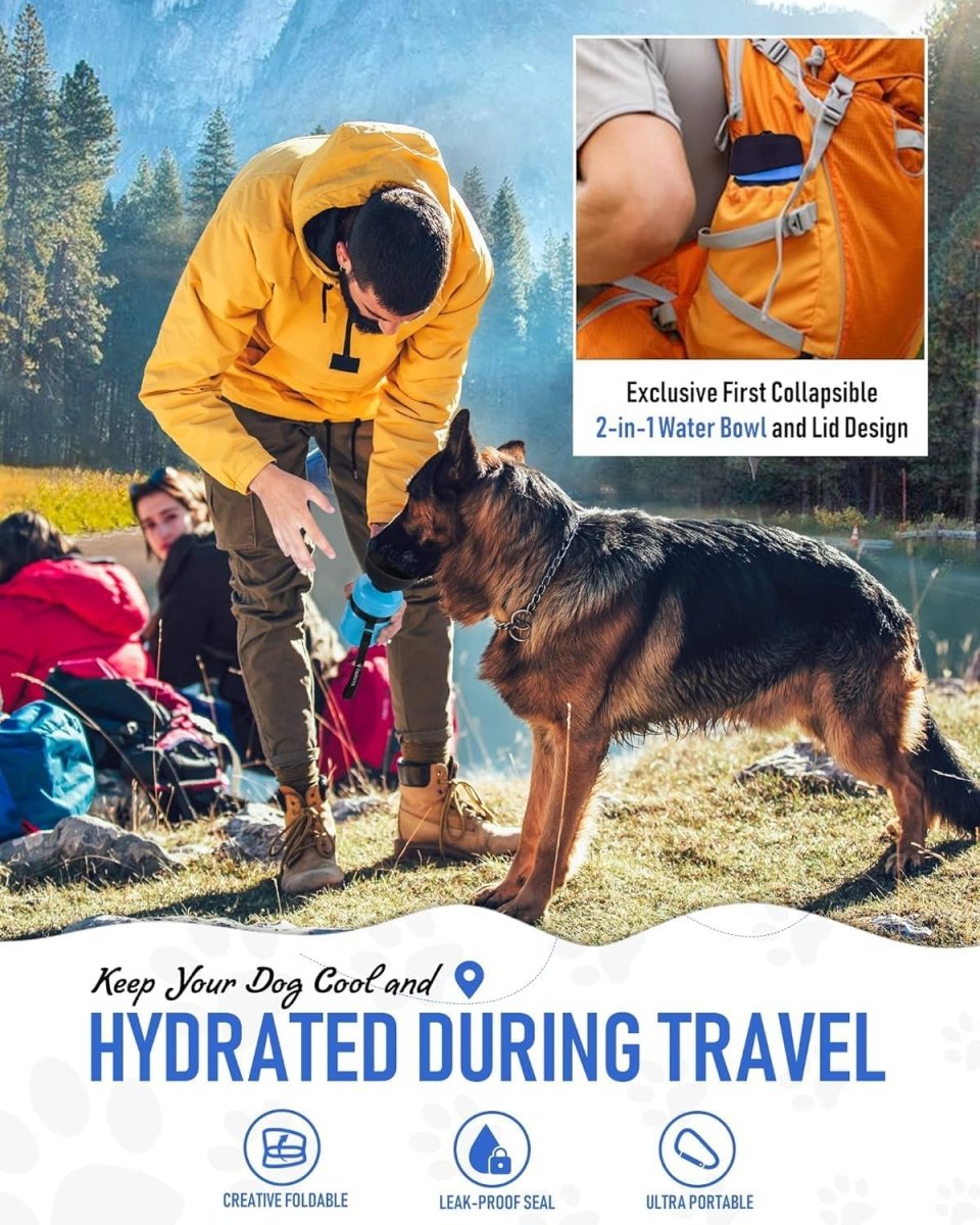 Foldable Dog Water Bottle - 1st Gen - Pets Perfect