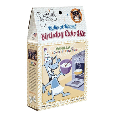 Lazy Dog Cookie Birthday Yellow Cake Mix 12oz.