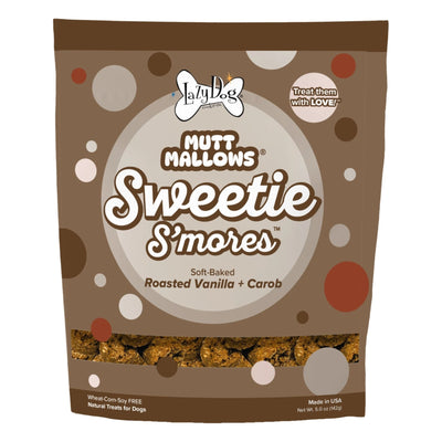 Lazy Dog Mutt Mallows Sweetie S'mores Dog Treat 5oz.  (Case of 3)
