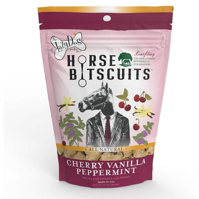 Lazy Dog Cherry Vanilla Pepperming Horse Biscuits 14oz. (Case of 3)