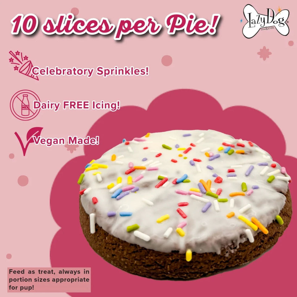 Lazy Dog Happy Birthday Pup-PIE for a Darling Girl 5oz.