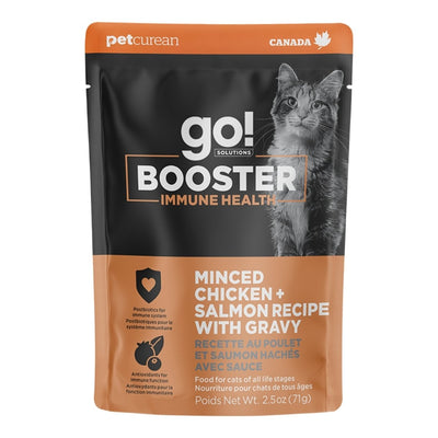 Petcurean Go! Solutions Booster Minced Chicken + Salmon Wet Cat Food