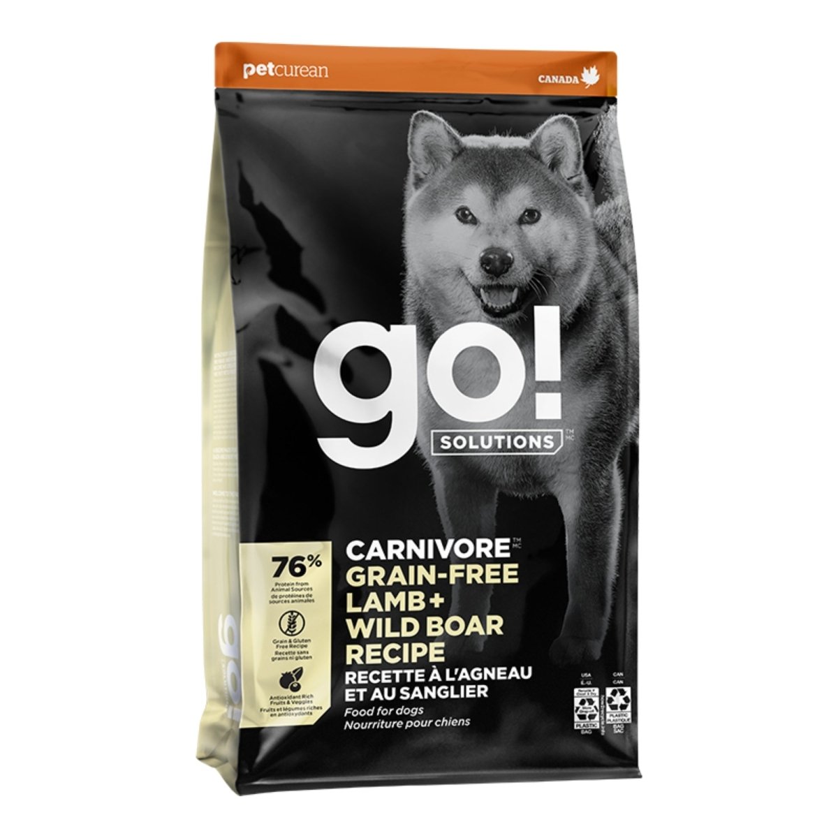 Go! Dog Carnivore Grain Free Senior Lamb & Wild Boar 3.5Lb - Pets Perfect