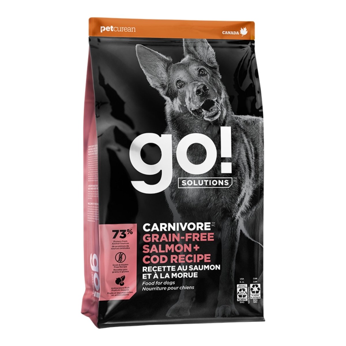 Go! Dog Carnivore Grain Free Salmon & Cod 22Lb - Pets Perfect