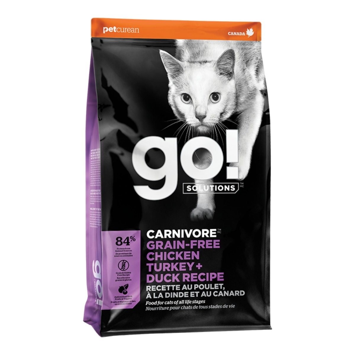 Go! Cat Carnivore Grain Free Chicken, Turkey & Duck 16Lb - Pets Perfect