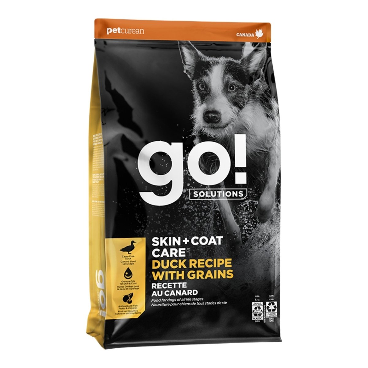 Go! Dog Skin & Coat Care Duck With Grain 3.5Lb - Pets Perfect