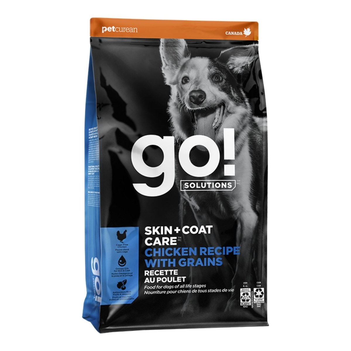 Go! Dog Skin & Coat Care Chicken With Grain 22Lb - Pets Perfect